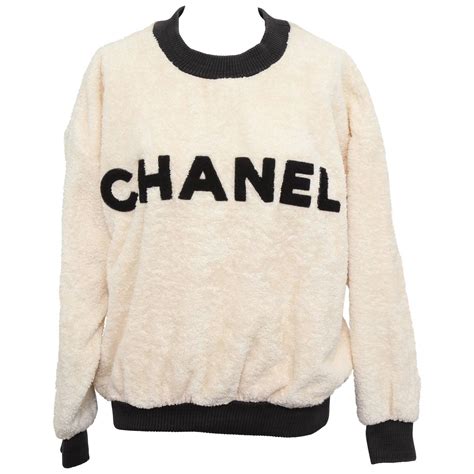 chanel sweatshirt authentic|vintage chanel sweater.